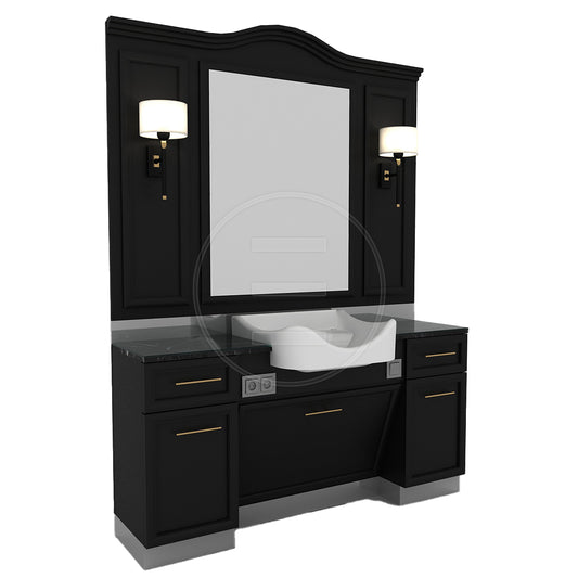 Antique Man Black Herrenfrisierplätze